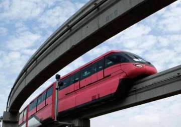 watch in pics india s first monorail in mumbai