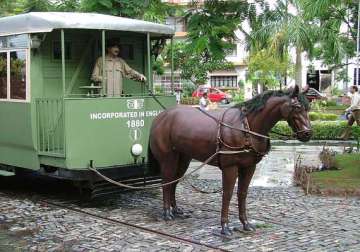 watch in pics 140 year old public transport of india trams