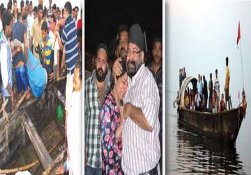 watch pics of boat capsize in odisha reservoir 24 dead 7 missing