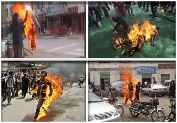 why are tibetans setting themselves afire