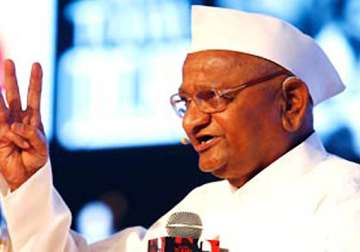 will be at ramlila once ls polls announced says hazare