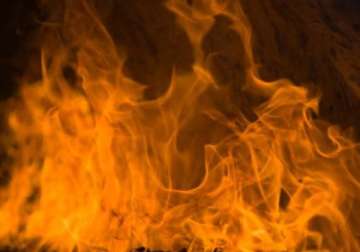 woman dies as house catches fire in delhi