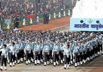 woman leads indian air force contingent for the first time in history
