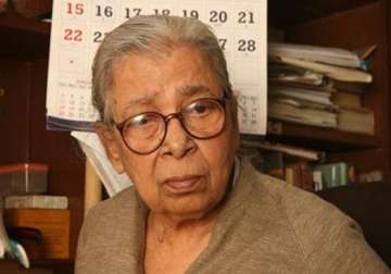 writer mahasweta devi hospitalized