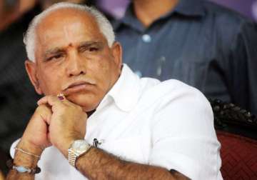 yeddyurappa musters sizeable support in show of strength