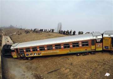 24 injured in j k as train derails