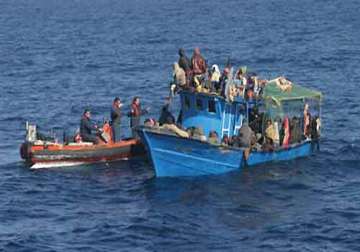 14 pak fishermen held two boats seized near sir creek