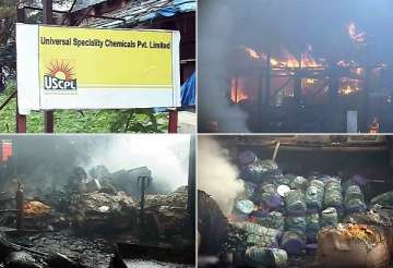 5 workers suffer burns in mumbai dharavi fire