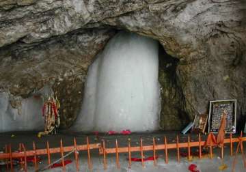 18 feet high amarnath cave lingam this year routes set to open
