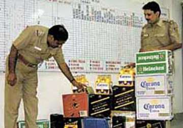 42 cartons of smuggled liquor bottles seized from noida