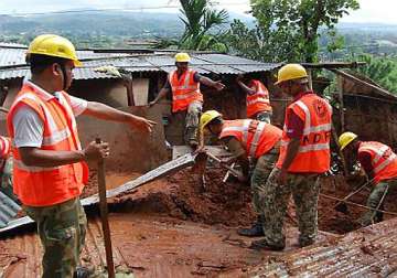 7 family members buried alive in landslide