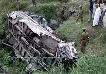 40 injured as bus overturns