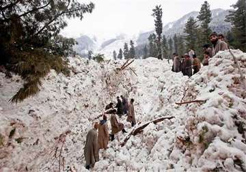 1 killed another feared dead in avalanche in j k