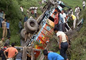 20 killed as truck falls down a gorge in punjab
