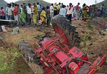 20 killed five critical in odisha tractor mishap