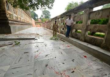 bodh gaya blasts entry to maha bodhi temple barred sketches of 2 militants released one suspect detained