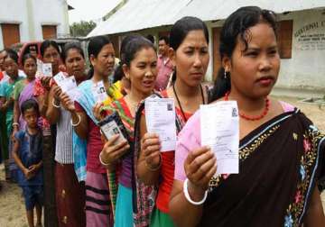 73.34 pc voter turnout in repolling in assam