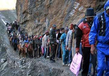 7th batch of devotees leave for amarnath from jammu