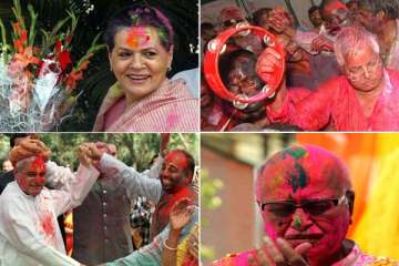 a sneak peek into how our politicians celebrate the festival of holi