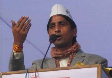 aap s vishwas booked for alleged violation of model code