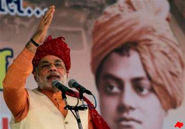 a look at narendra modi and his vivekanand yuva vikas yatra