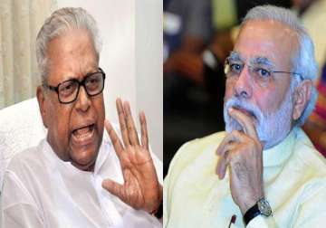 achuthanandan writes to narendra modi seeks probe against kerala cs
