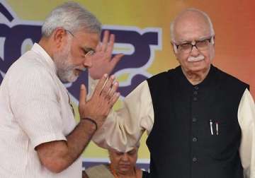 advani modi to share dais in ahmedabad tomorrow