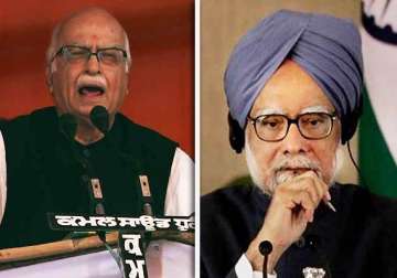 advani targets pm on lokpal questions conspiratorial silence