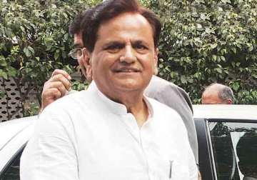 ahmed patel confident congress will do well