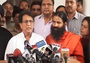 ajit singh s party supports baba ramdev s campaign