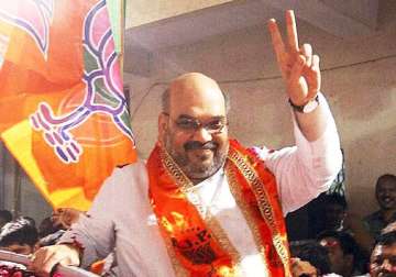 amit shah visits ayodhya rakes up ram temple issue