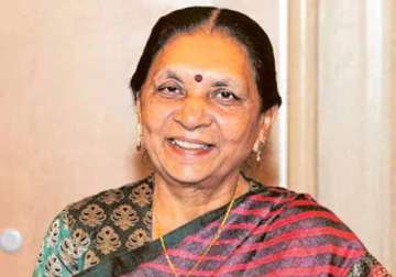 anandiben patel sworn in as gujarat s first woman chief minister