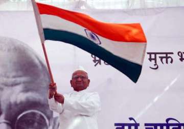 anna hazare s fast enters ninth day
