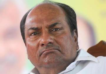 antony not to contest lok sabha polls congress