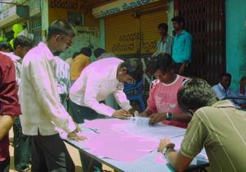 around 65 percent voting in karnataka urban local bodies poll
