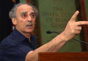 arun shourie disapproves stalling of parliament by bjp