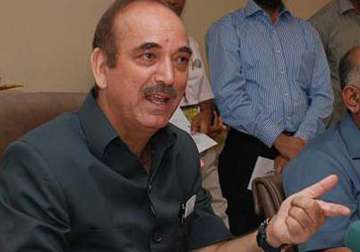 azad rules out early lok sabha elections