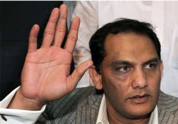 azharuddin faces opposition from congress workers