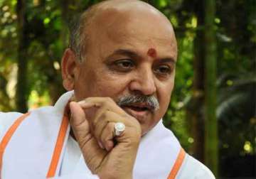 bjp rss defend togadia