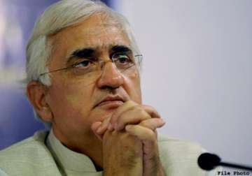 bjp activists burn khurshid s effigy for remarks against modi