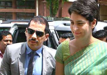 bjp behind vadra s land deal row congress