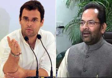 bjp hits back at rahul gandhi for saying up riots were artificially engineered