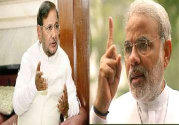 bjp named modi under corporate pressure says sharad yadav