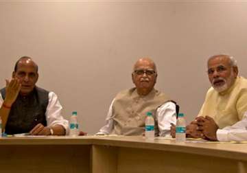 bjp parliamentary board meet aggressive campaign against upa discussed