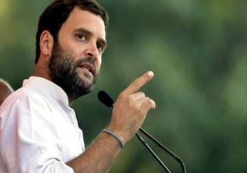 bjp wants to divide india in 2 parts says rahul gandhi