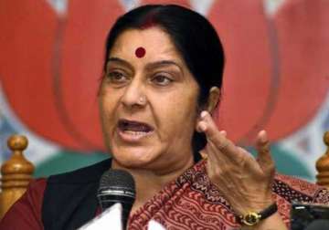 sushma swaraj rejects report about move for en masse resignations by bjp mps