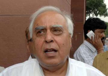 bjp should ask its cms to resign sibal