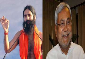 baba ramdev appeals to nitish to join modi in national interest