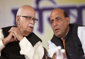 call on advani s role to be taken after consulting him rajnath