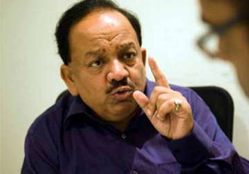 can t comment on congress supporting aap harsh vardhan